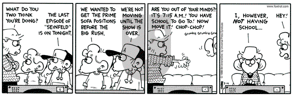 FoxTrot - Thursday May 14, 1998 Comic Strip
