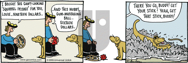 Overboard on Tuesday April 7, 2015 Comic Strip