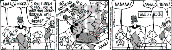 Rose is Rose on Tuesday March 6, 2007 Comic Strip