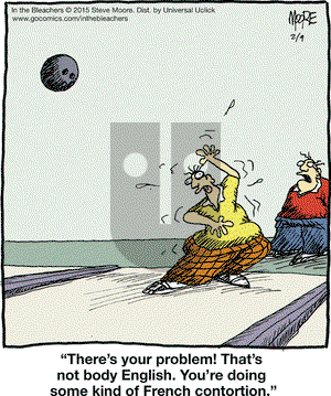 In the Bleachers on Monday February 9, 2015 Comic Strip