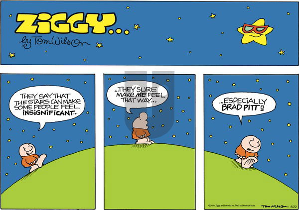 Ziggy on Sunday August 22, 2010 Comic Strip