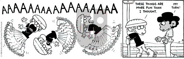 FoxTrot - Saturday September 25, 1999 Comic Strip