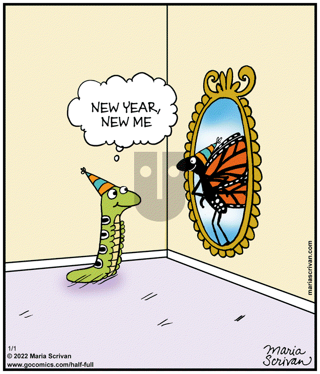 Half Full on Wednesday January 1, 2025 Comic Strip