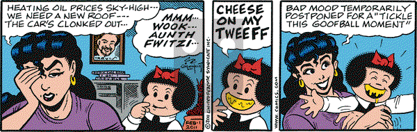 Nancy on Tuesday February 1, 2011 Comic Strip