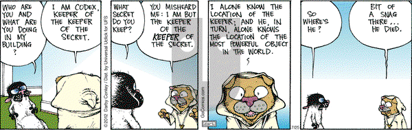 Get Fuzzy on Wednesday July 25, 2012 Comic Strip