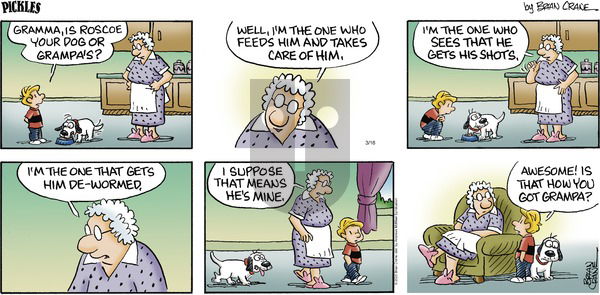 Pickles on Sunday March 16, 2025 Comic Strip