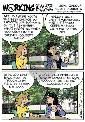 Working Daze on Wednesday August 19, 2009 Comic Strip