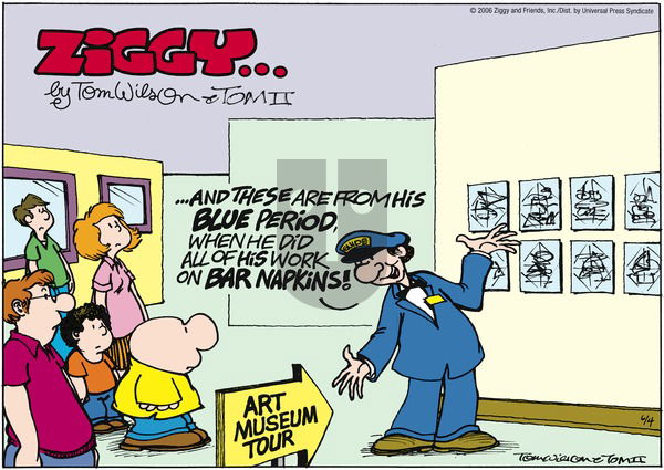 Ziggy on Sunday June 4, 2006 Comic Strip