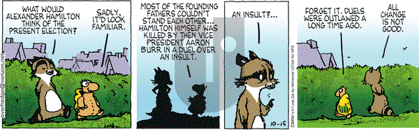 Over the Hedge on Thursday October 15, 2015 Comic Strip