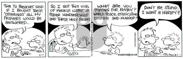Soup to Nutz - Old on Friday August 17, 2007 Comic Strip