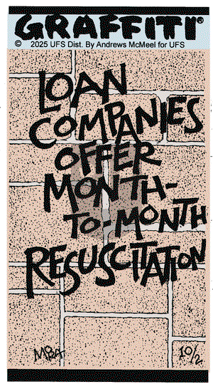 Graffiti on Thursday October 2, 2025 Comic Strip