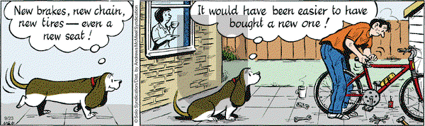 Fred Basset on Saturday September 23, 2017 Comic Strip