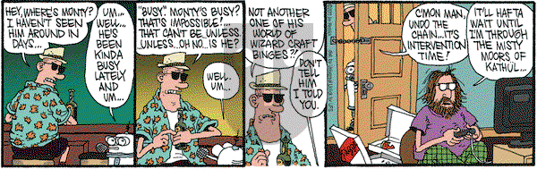 Monty on Monday July 4, 2011 Comic Strip