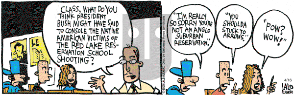 La Cucaracha on Saturday April 16, 2005 Comic Strip