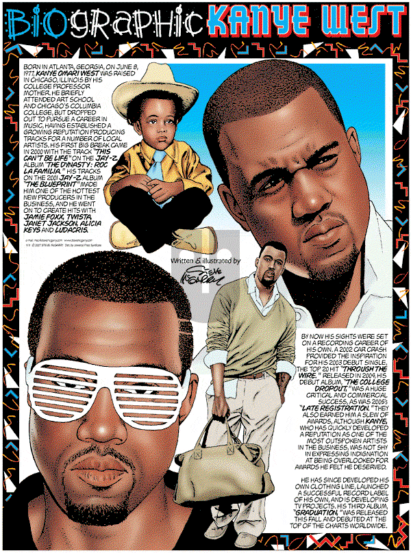 Biographic on Sunday November 11, 2007 Comic Strip