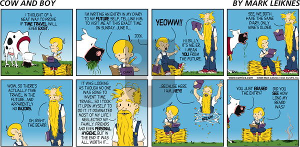 Cow and Boy Classics on Sunday June 11, 2006 Comic Strip