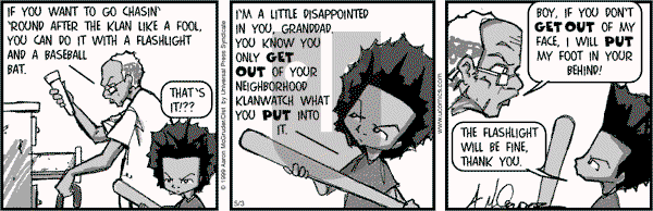 The Boondocks on Wednesday December 4, 2013 Comic Strip
