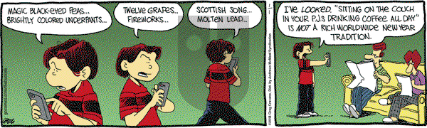The Buckets on Monday January 1, 2018 Comic Strip