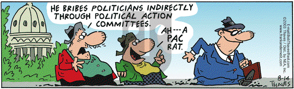 Frank and Ernest on Wednesday August 3, 2005 Comic Strip