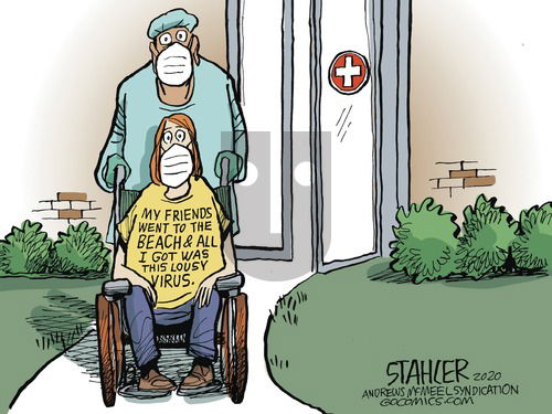 Jeff Stahler on Sunday July 19, 2020 Comic Strip