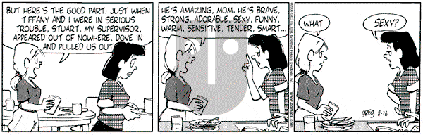 Luann on Saturday December 9, 2000 Comic Strip