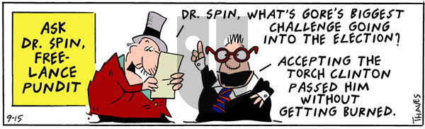 Frank and Ernest on Friday September 15, 2000 Comic Strip