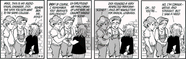 Doonesbury on Tuesday September 9, 1986 Comic Strip
