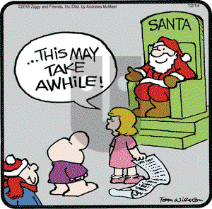 Ziggy on Friday December 14, 2018 Comic Strip