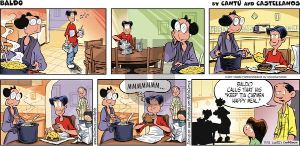 Baldo on Sunday November 13, 2011 Comic Strip