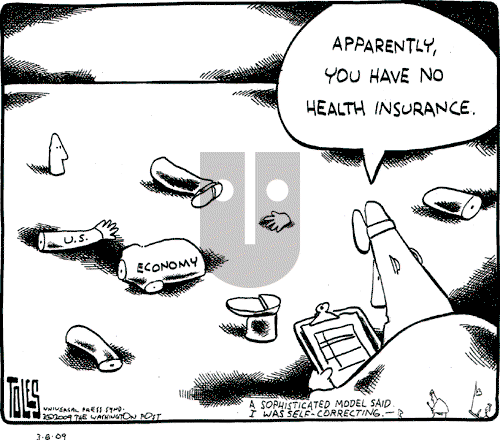 Tom Toles - Sunday March 8, 2009 Comic Strip