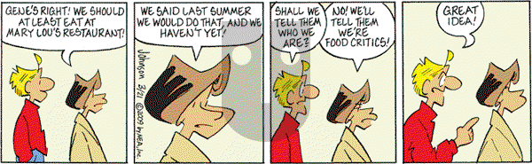 Arlo and Janis on Saturday March 21, 2009 Comic Strip
