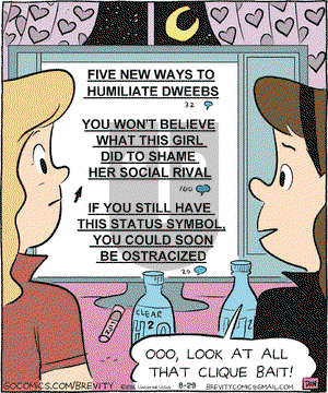 Brevity on Monday August 29, 2016 Comic Strip