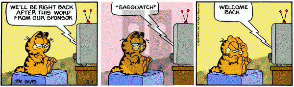 Garfield on Saturday May 1, 1982 Comic Strip