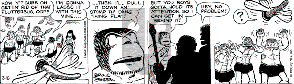 Alley Oop on Wednesday February 18, 1998 Comic Strip