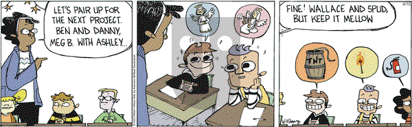 Wallace the Brave on Thursday April 10, 2025 Comic Strip