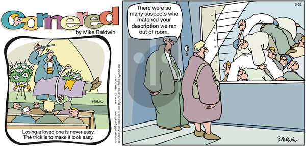 Cornered on Sunday March 22, 2009 Comic Strip