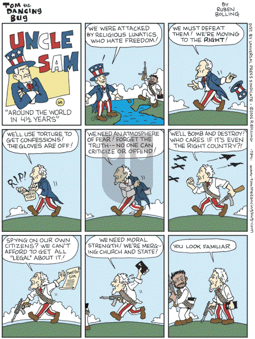 Tom the Dancing Bug on Saturday March 25, 2006 Comic Strip