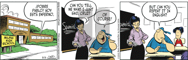 Baldo on Monday May 3, 2010 Comic Strip