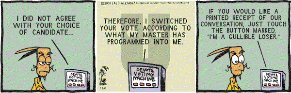 La Cucaracha on Monday December 22, 2008 Comic Strip