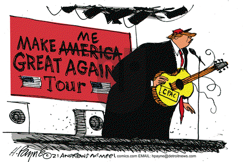 Henry Payne on Monday March 1, 2021 Comic Strip