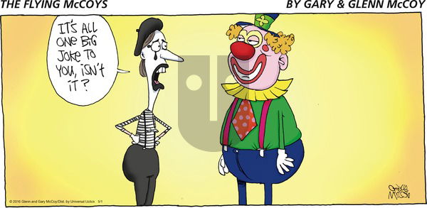 The Flying McCoys on Sunday May 1, 2016 Comic Strip