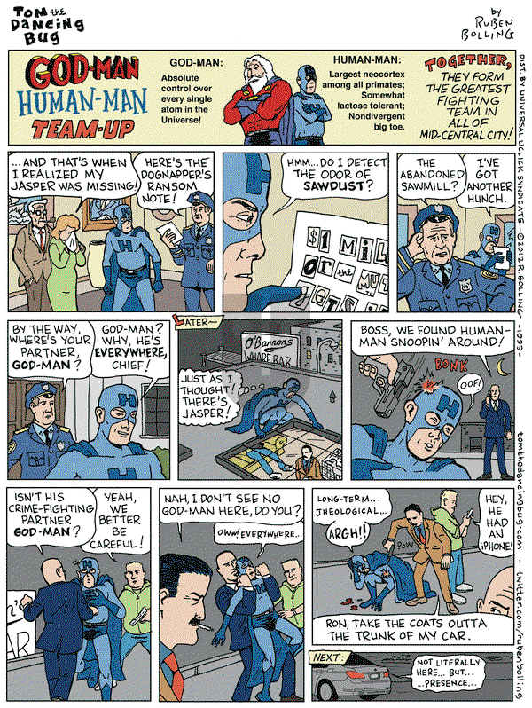 Tom the Dancing Bug on Friday June 22, 2012 Comic Strip