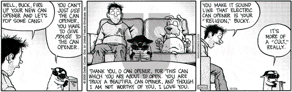 Get Fuzzy on Tuesday December 26, 2000 Comic Strip