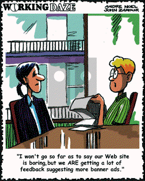 Working Daze on Monday March 4, 2002 Comic Strip