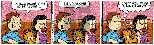 Garfield on Friday July 13, 2007 Comic Strip