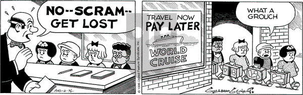Nancy on Friday August 2, 1996 Comic Strip
