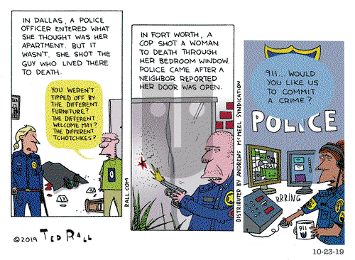 Ted Rall on Wednesday October 23, 2019 Comic Strip