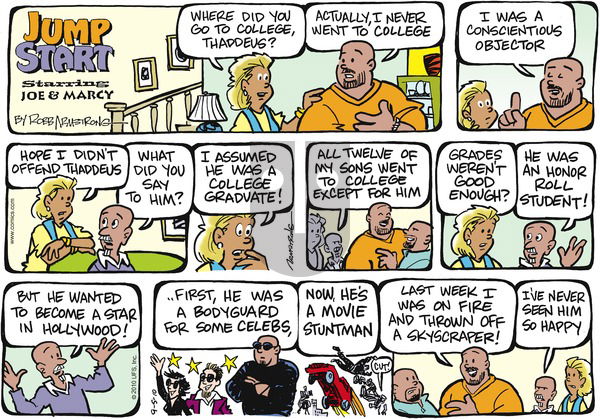 JumpStart on Sunday September 5, 2010 Comic Strip