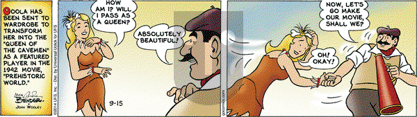 Alley Oop on Monday September 15, 2014 Comic Strip