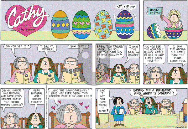 Cathy Classics on Saturday April 23, 2011 Comic Strip